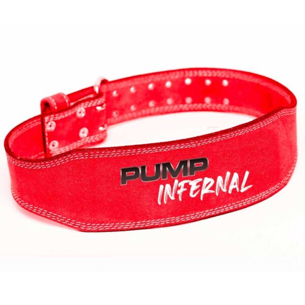 Cinturón Lumbar de Cuero Pump Infernal Red – Gym Up Store
